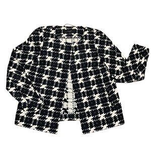 Weekend Max Mara Newlife Houndstooth Lightweight Blazer Women's Size 10